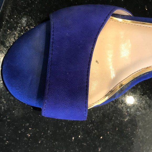 Cobalt Blue Jessica Simpson Heels - Picture 6 of 14